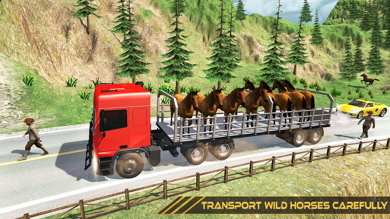 Horse Transport Truck Sim 19 -Rescue Thoroughbred