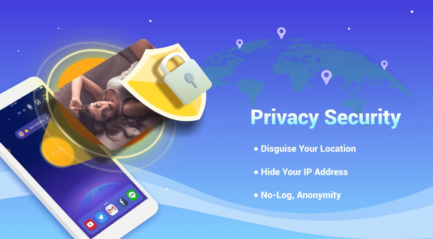 LightSail VPN, unblock websites and apps for free