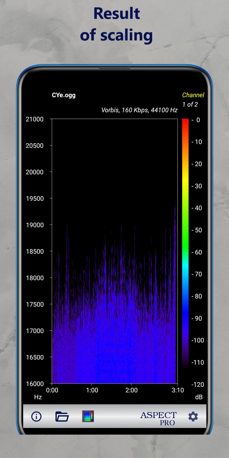 Aspect Pro - Spectrogram Analyzer for Audio Files