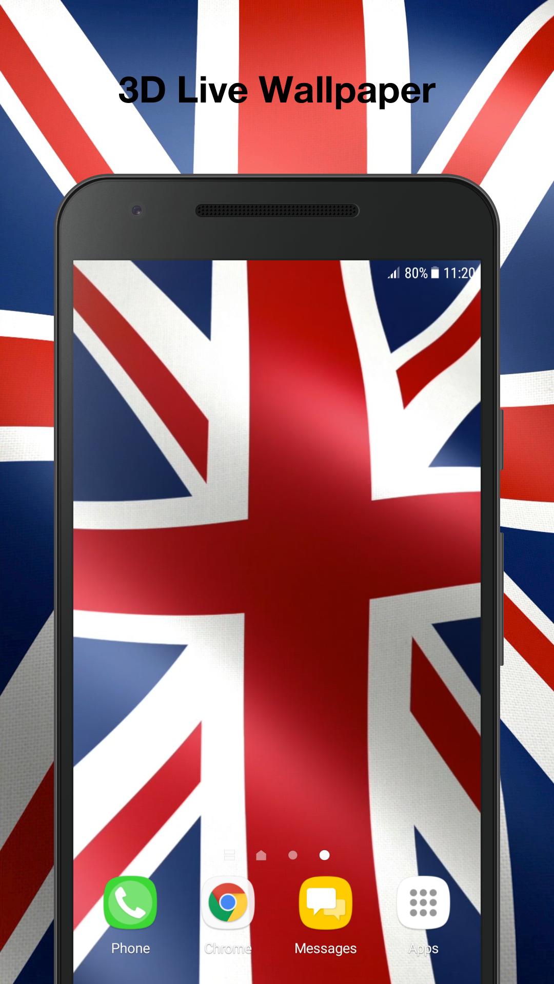 영국 국기 애니메이션 배경 화면