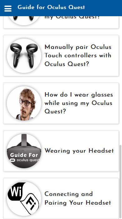 Guide for Oculus Quest