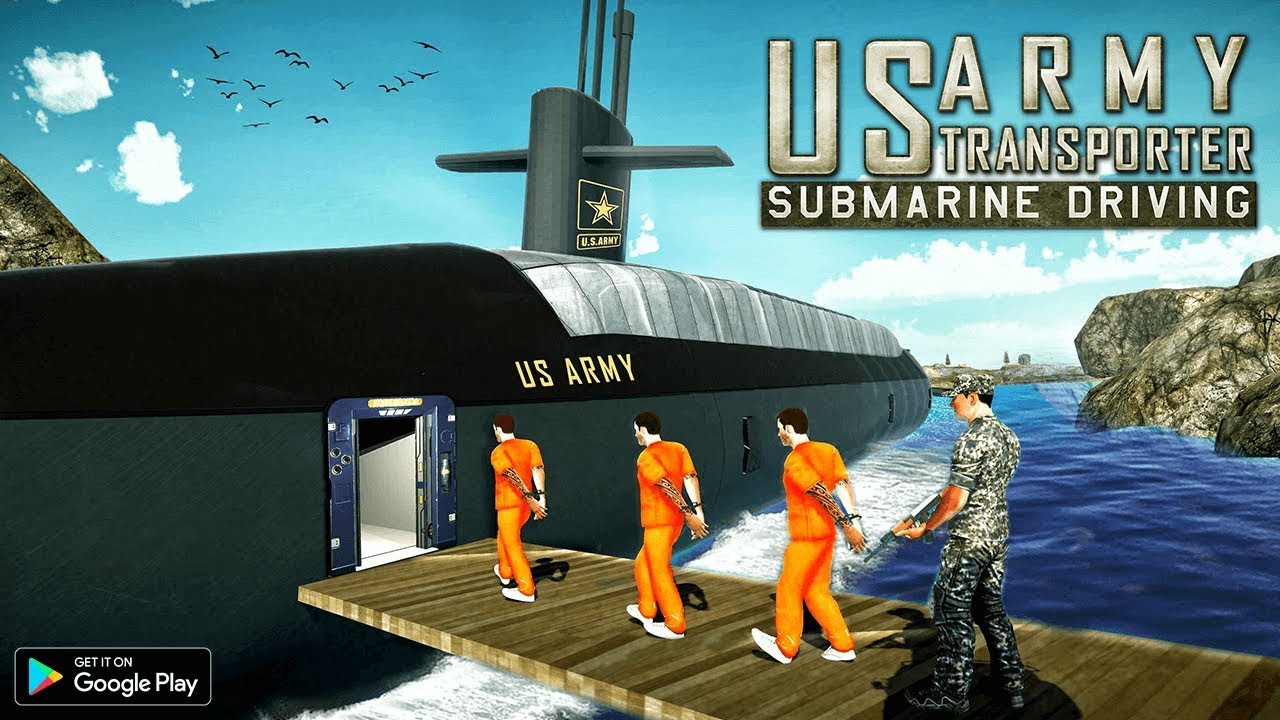 US Army Submarine Driving Military Transport Game