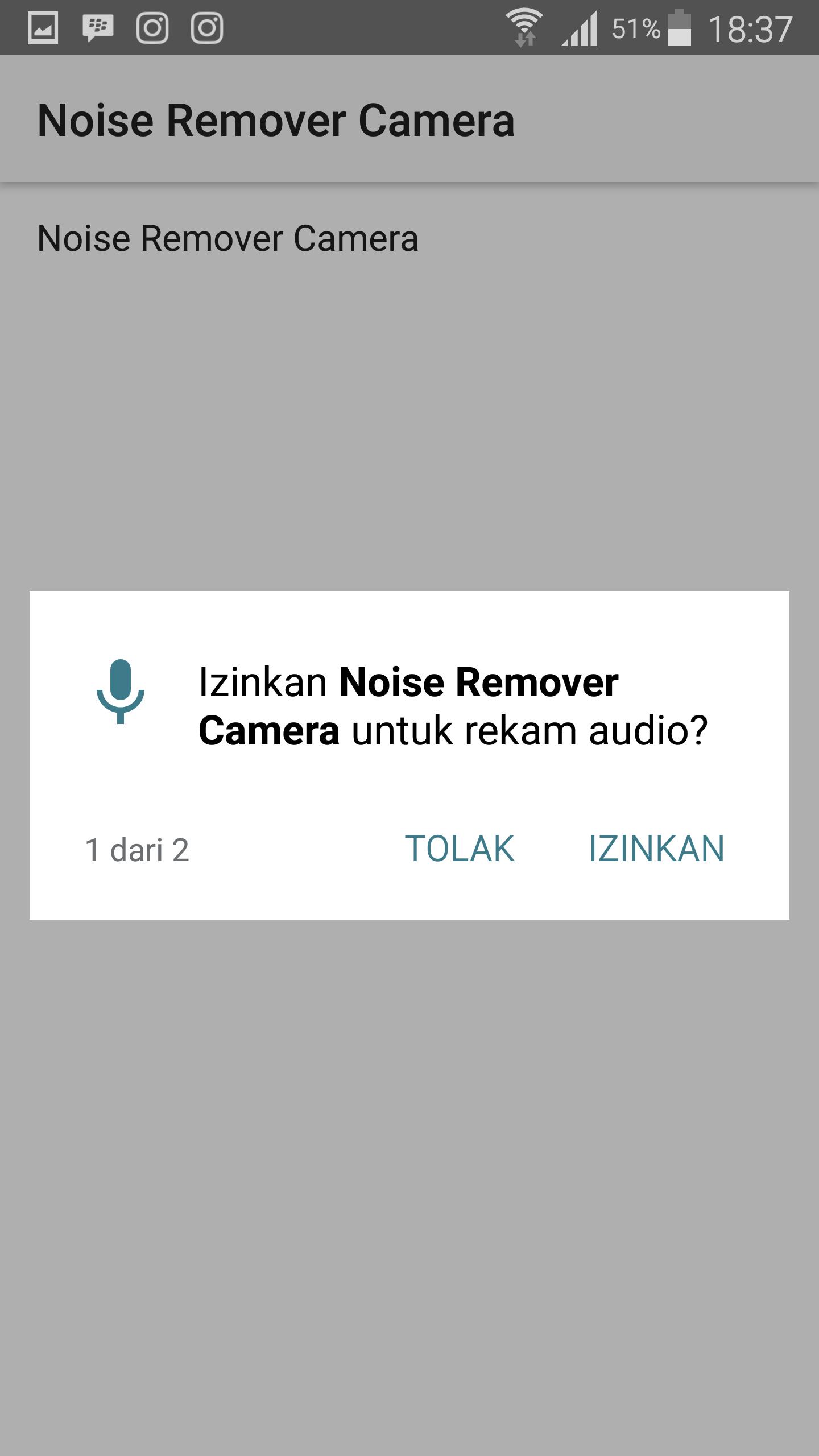 Noise Remover Camera