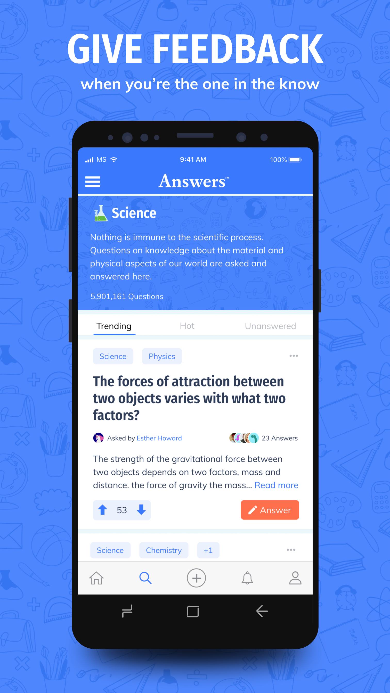 Answers - Homework Help & Question Solving App