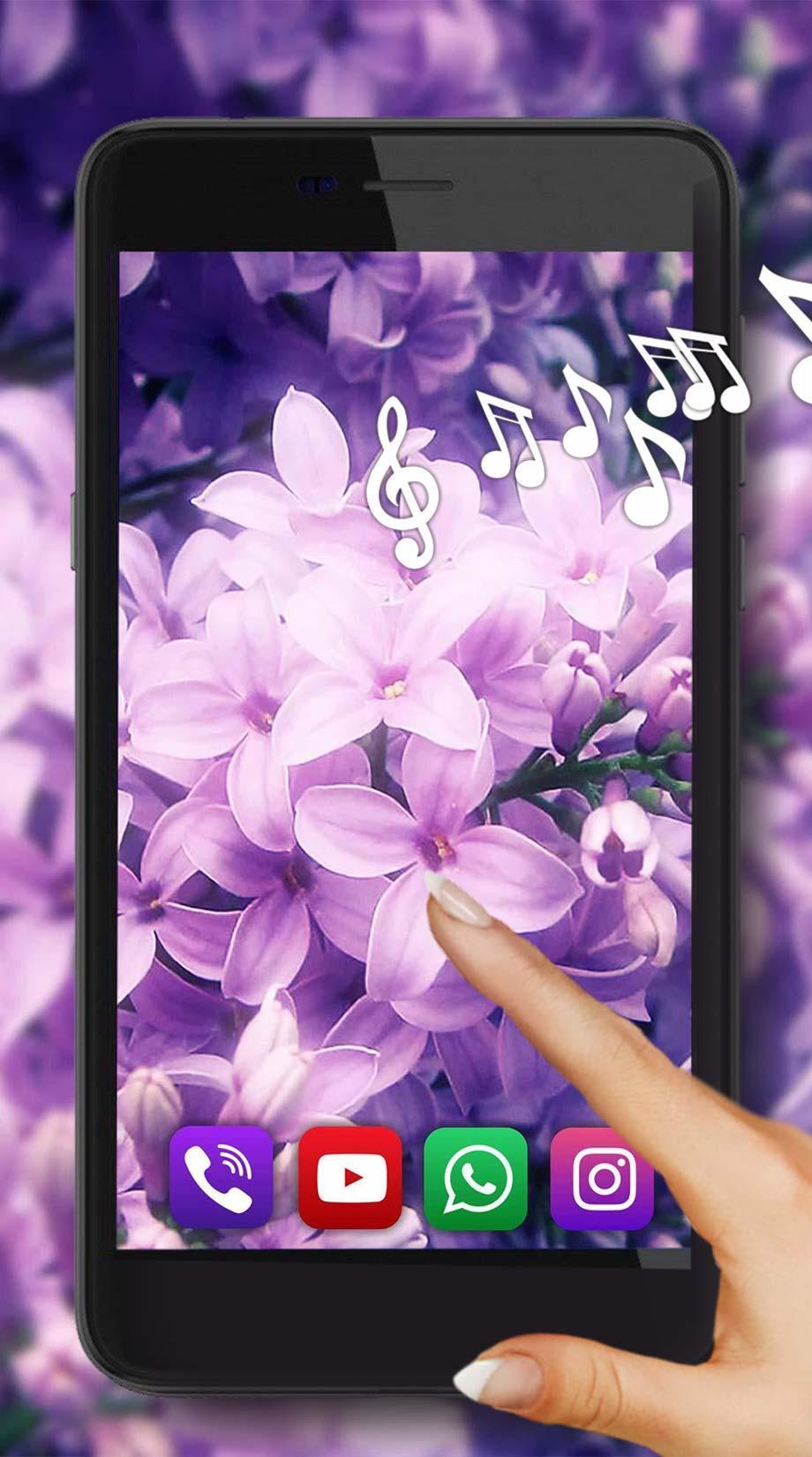 Lilac Flowers Live Wallpaper