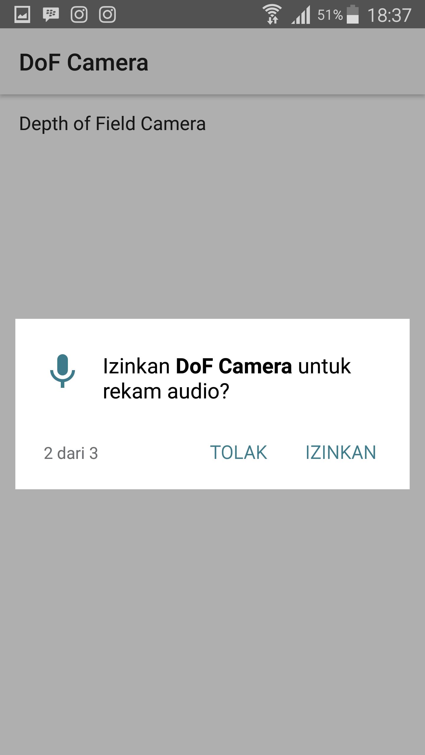 DoF Camera