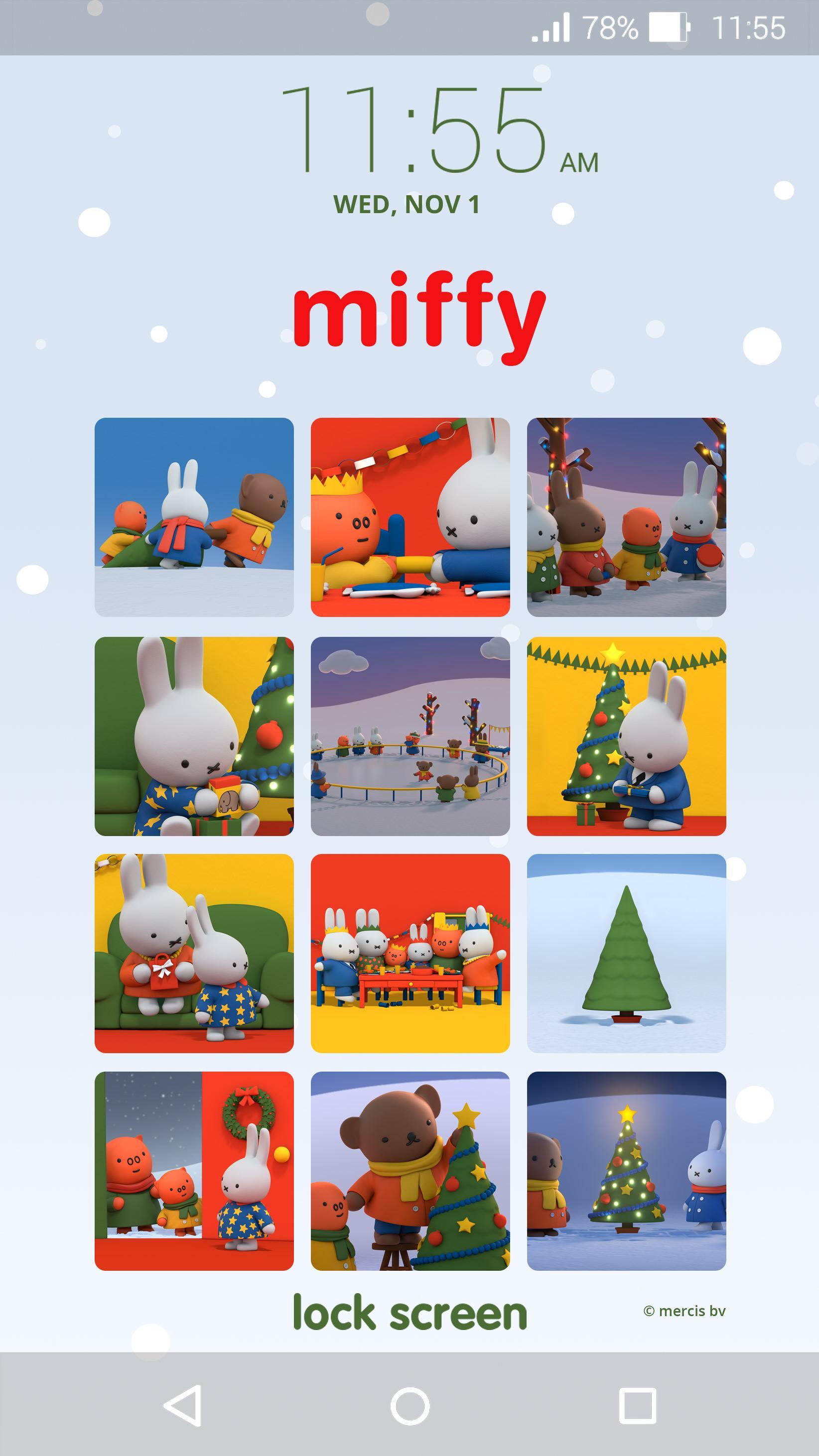 Miffy Lock Screen