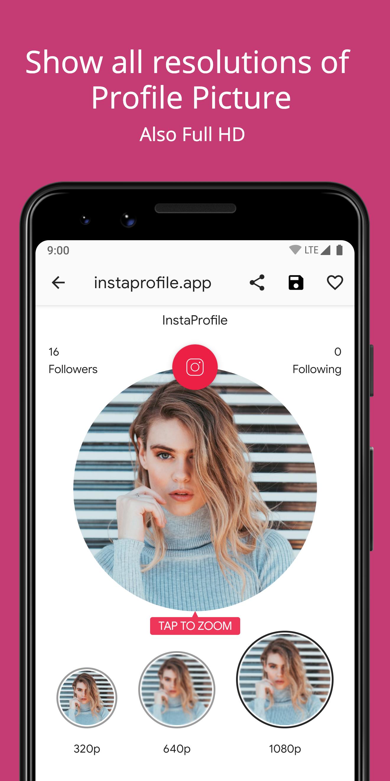 Profile Picture Downloader & Zoom for Instagram