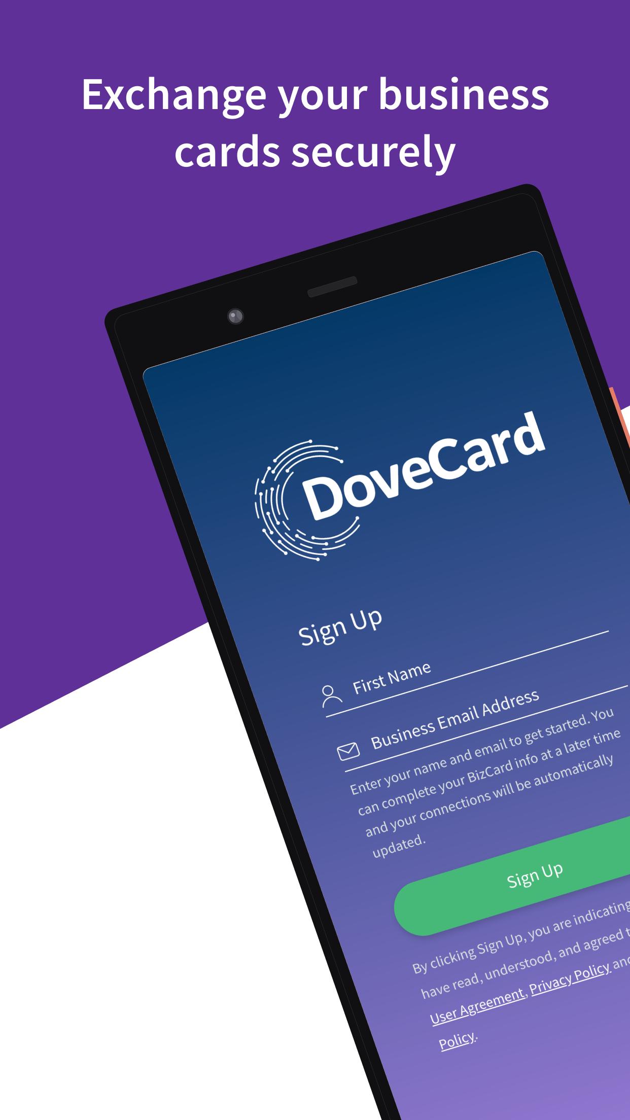 DoveCard - Business Card Exchange