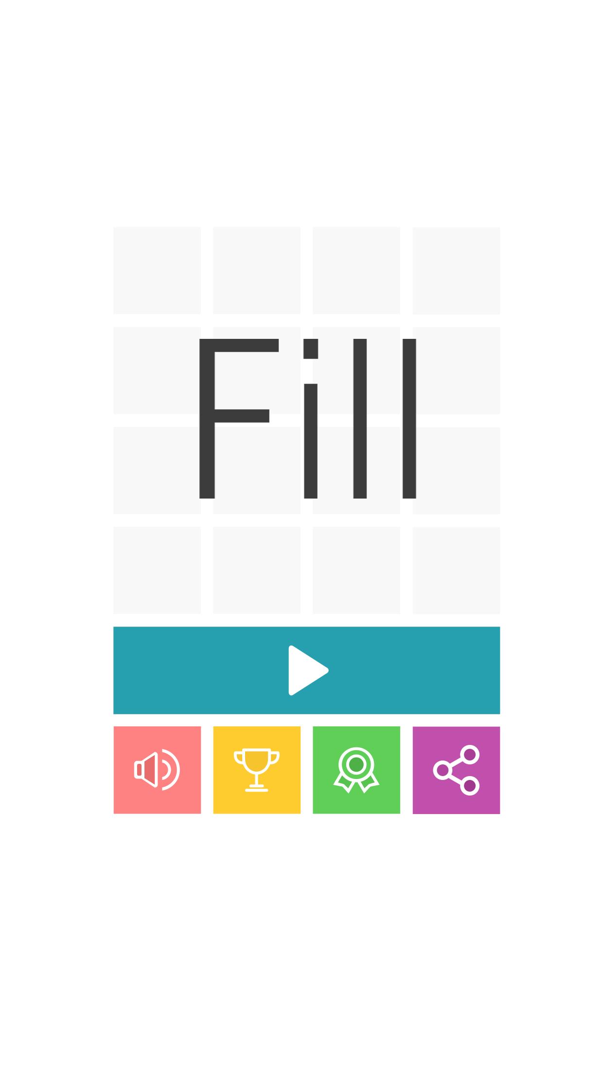 Fill - one-line puzzle game