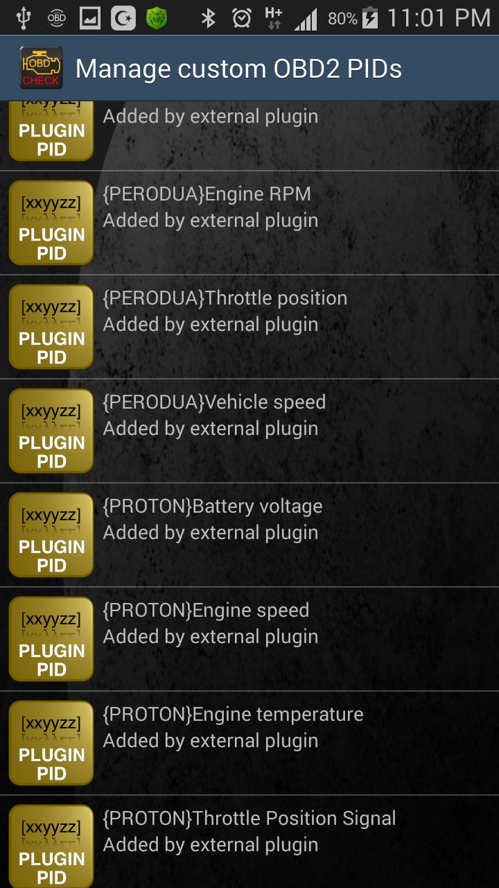 Torque Plugin for Perodua cars