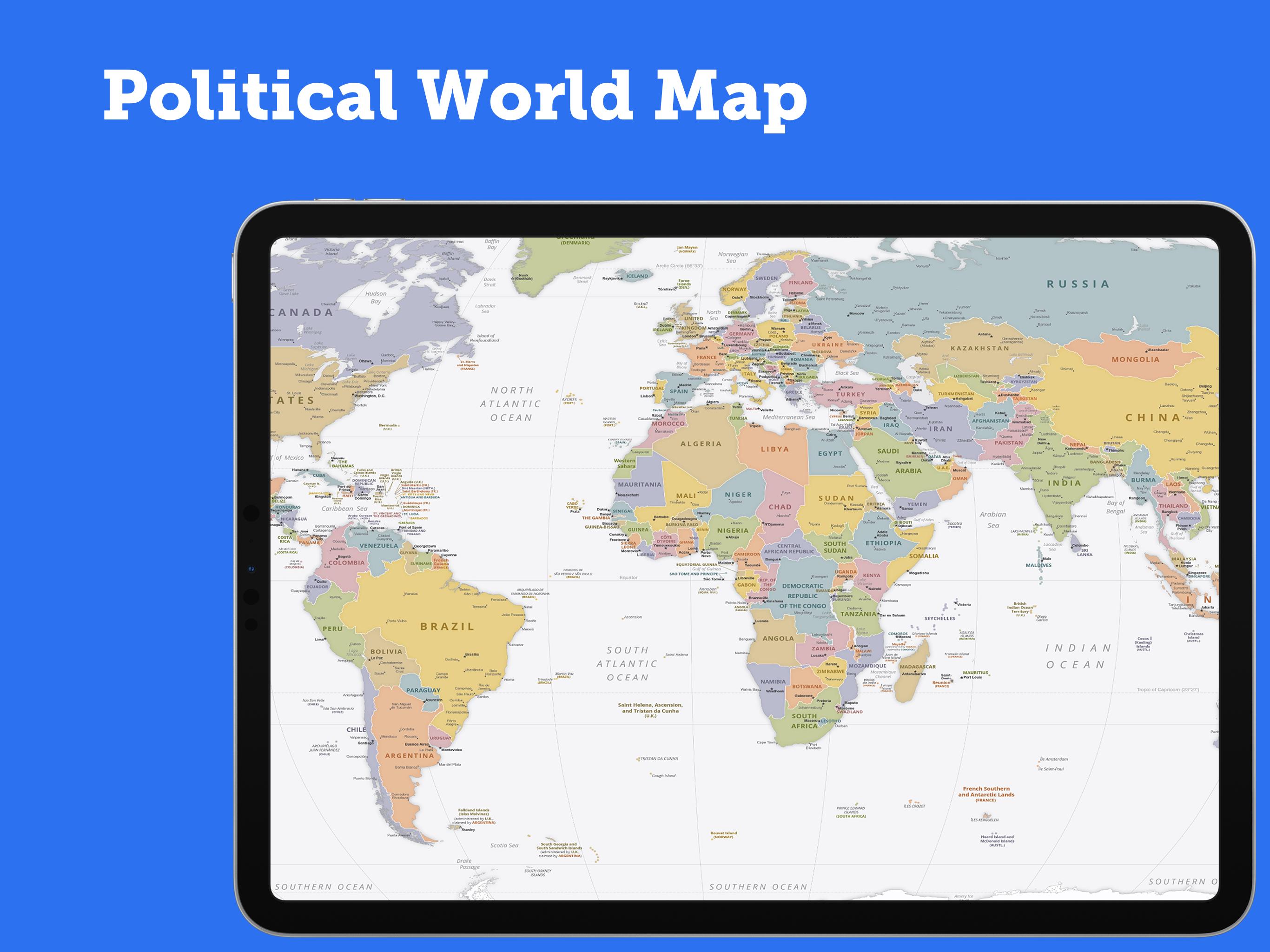 World Map 2021 FREE
