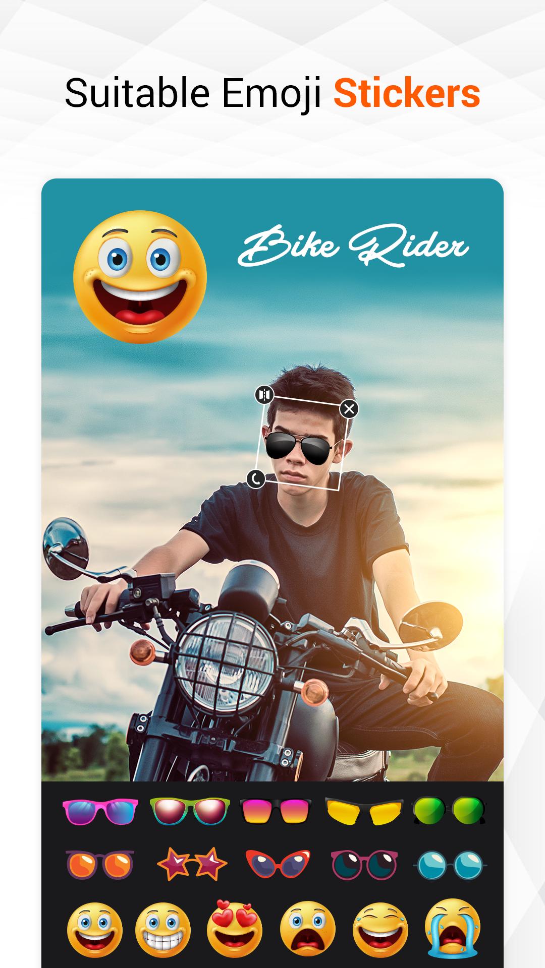Man Bike Rider Photo Editor