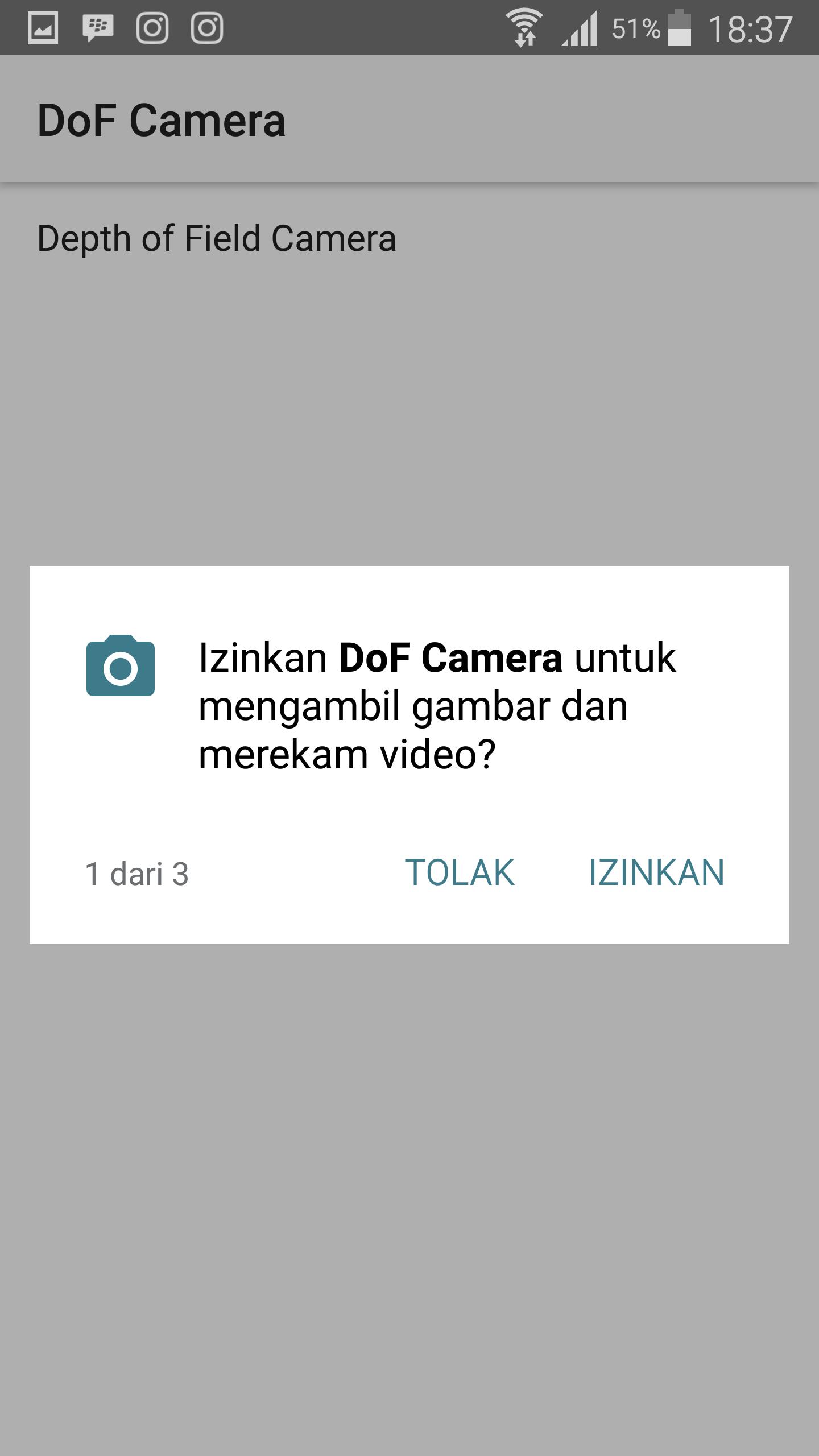 DoF Camera