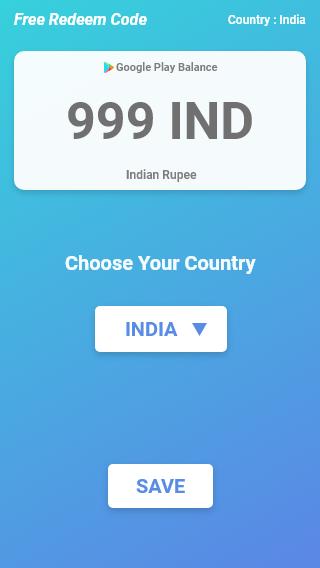Free Redeem Code - All Country Currency