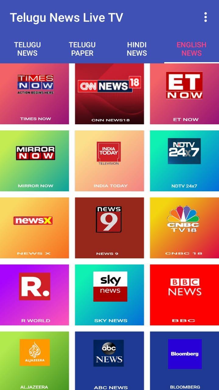 Telugu News Live TV - TV9, NTV, ABN, TV5, Sakshi