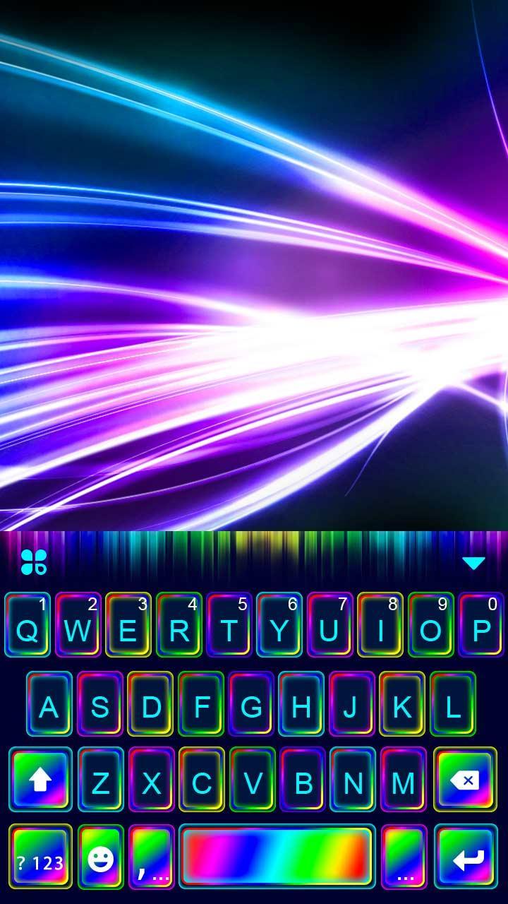 Super Neon 3d 키보드 테마