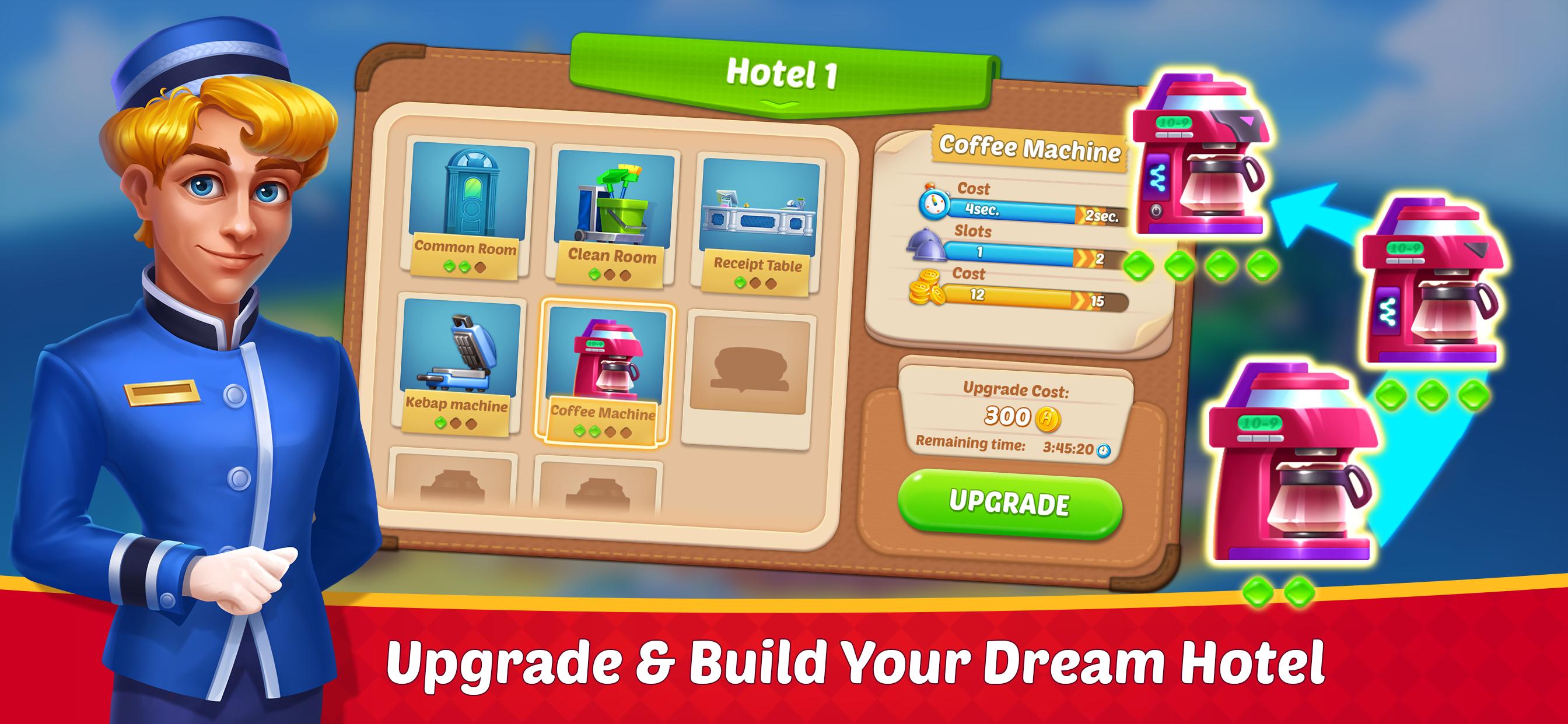 Dream Hotel: 호텔 게임, 호텔 매니저, 시뮬레이션 게임
