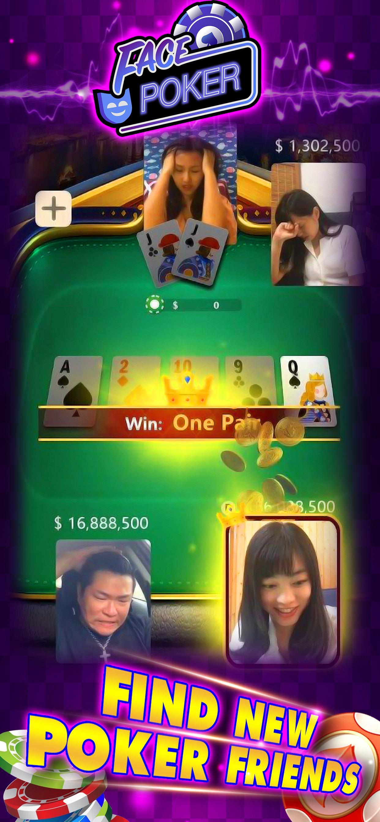 Face Poker - Live Texas Holdem Poker With Friends