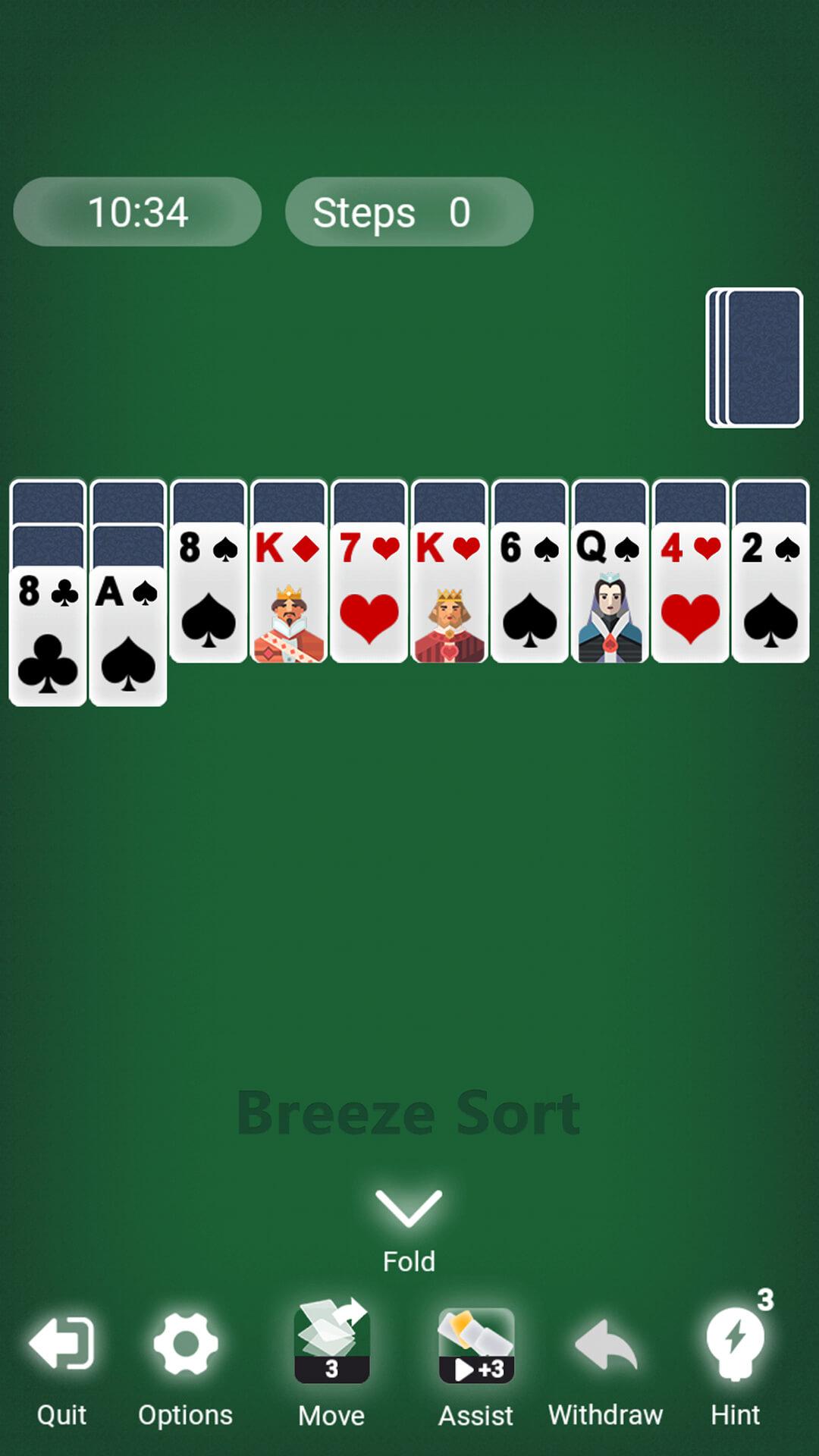 Breeze Sort-Spider Solitaire With Artistic Concept