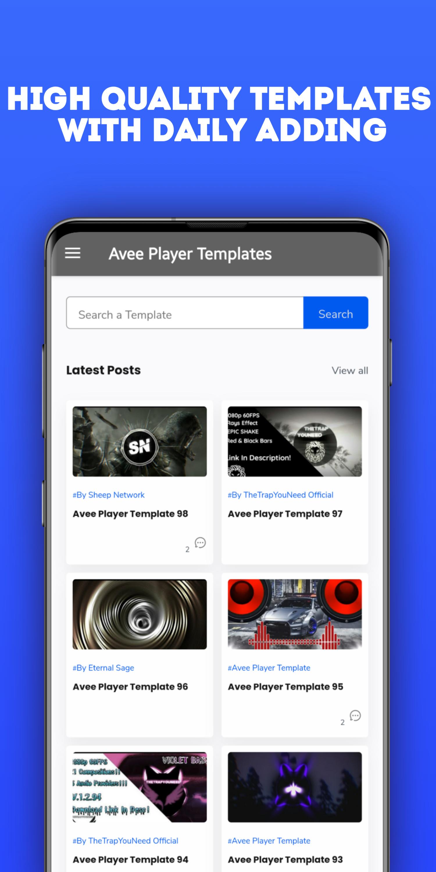 Avee Player Template - High-Quality Templates