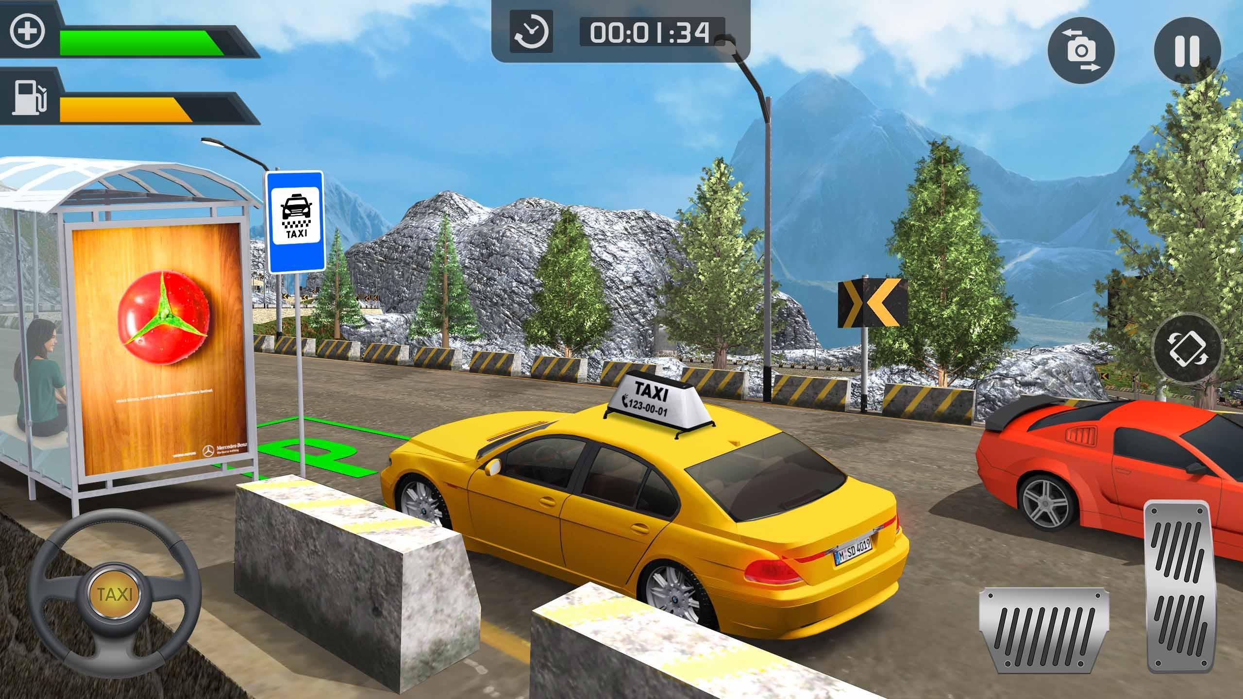 현대 택시 게임 새로운 게임-무료 택시 시뮬레이터, 자동차 게임 3D