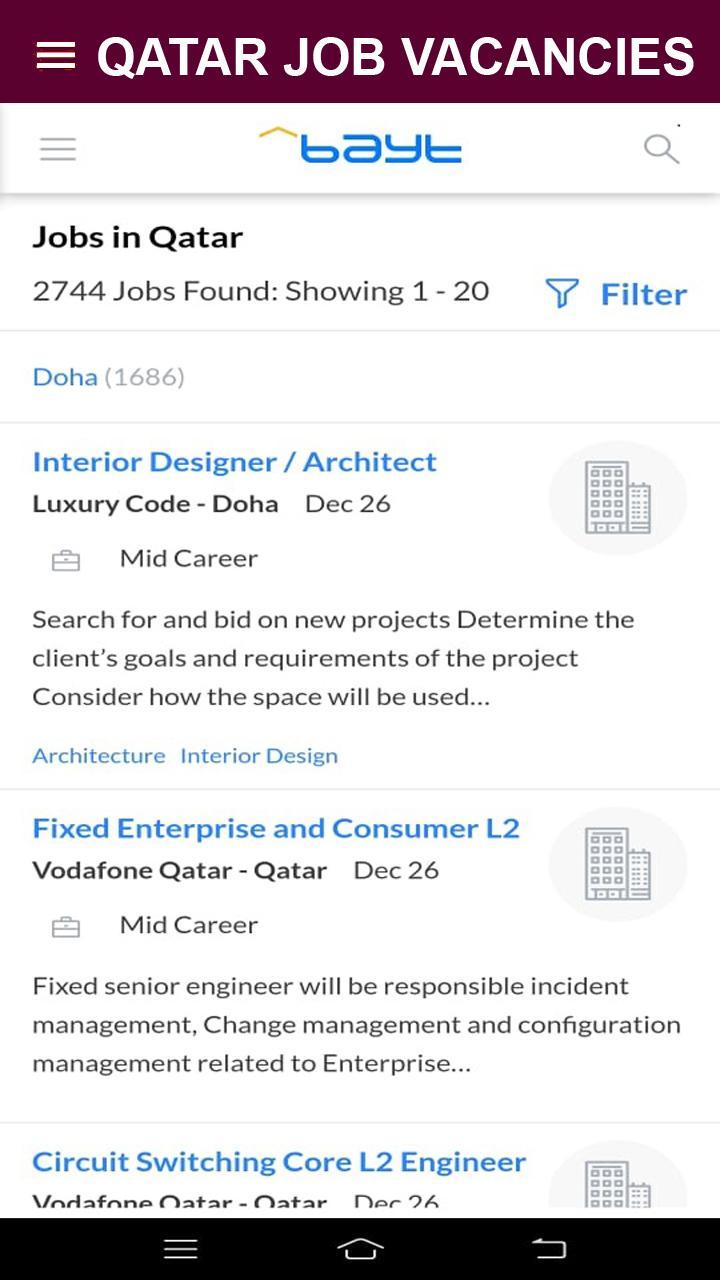 Jobs in Qatar ???????? Jobs in Doha