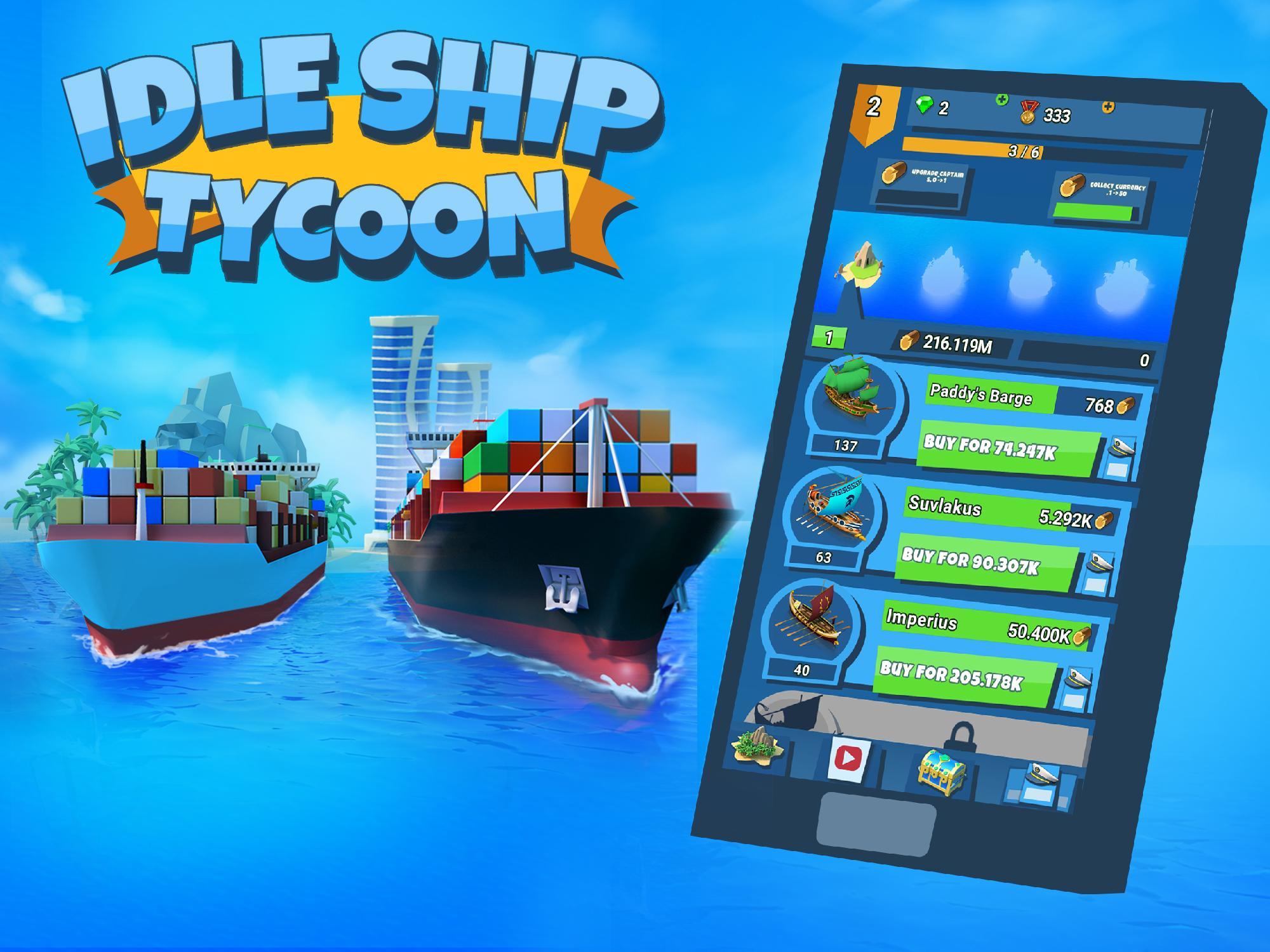 Idle Ship Tycoon: Port Manager Simulator