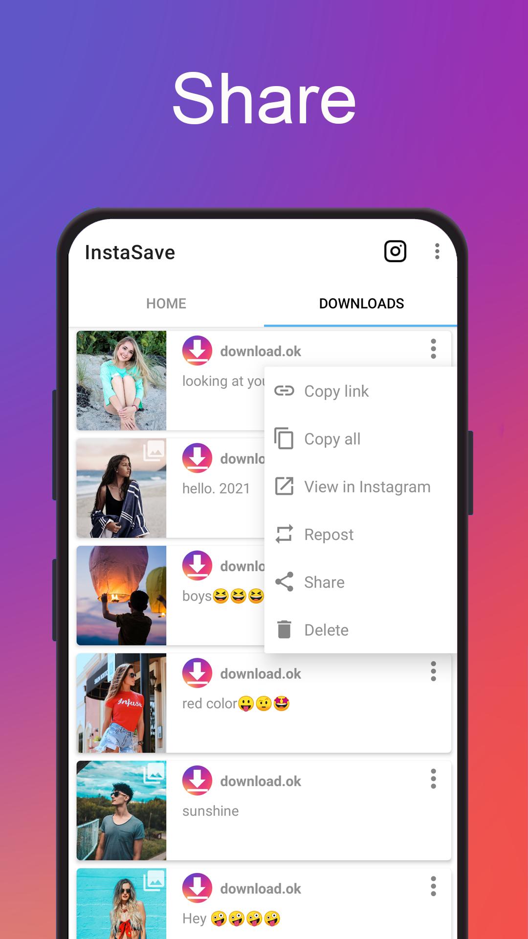 Instake - Photo & Video Downloader for Instagram