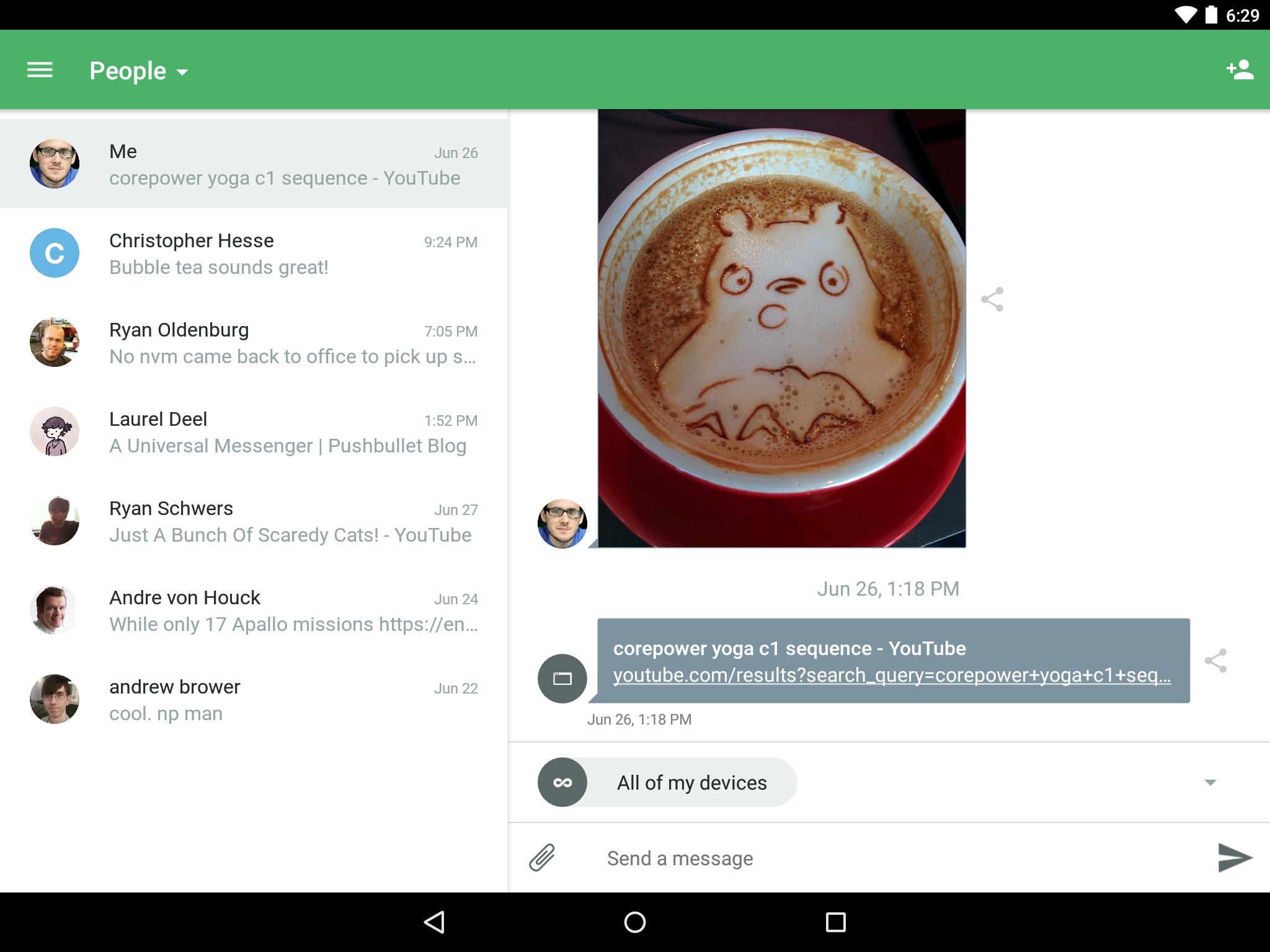 Pushbullet - SMS on PC and more