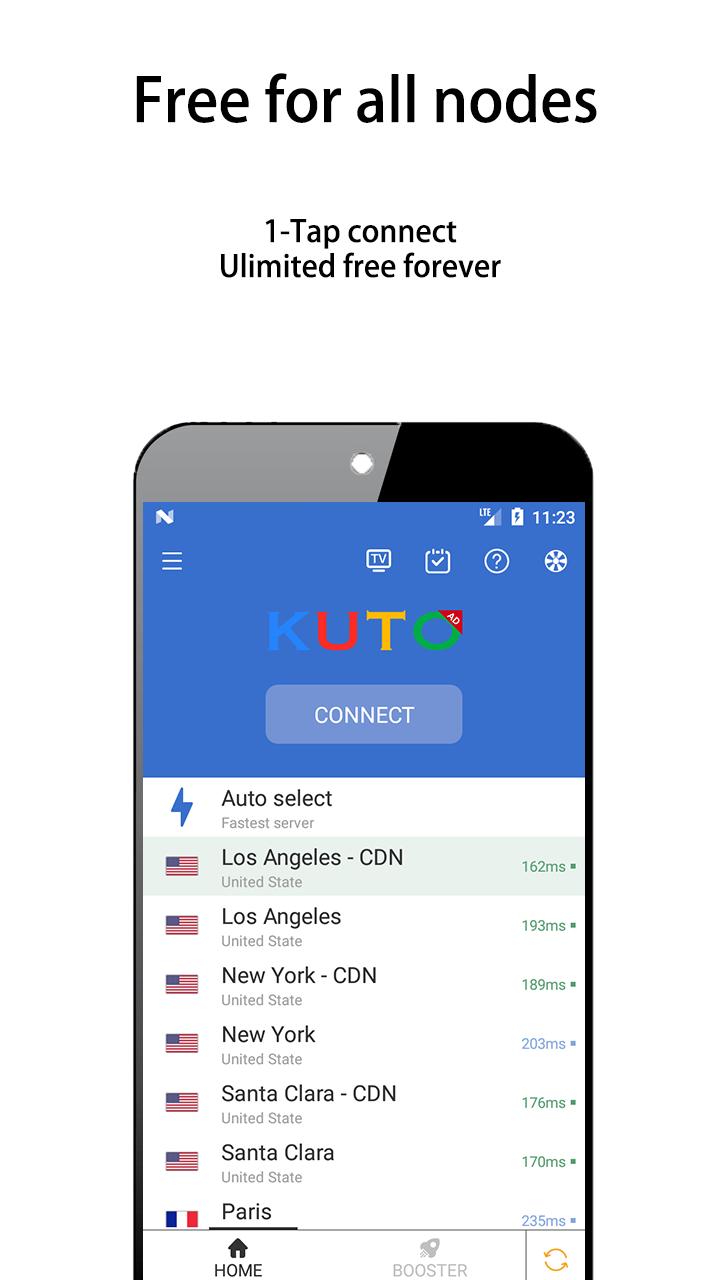 KUTO VPN - A free, fast, secure VPN