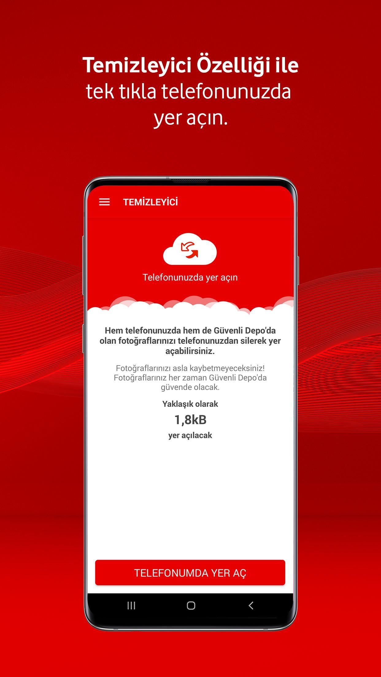 Vodafone Güvenli Depo