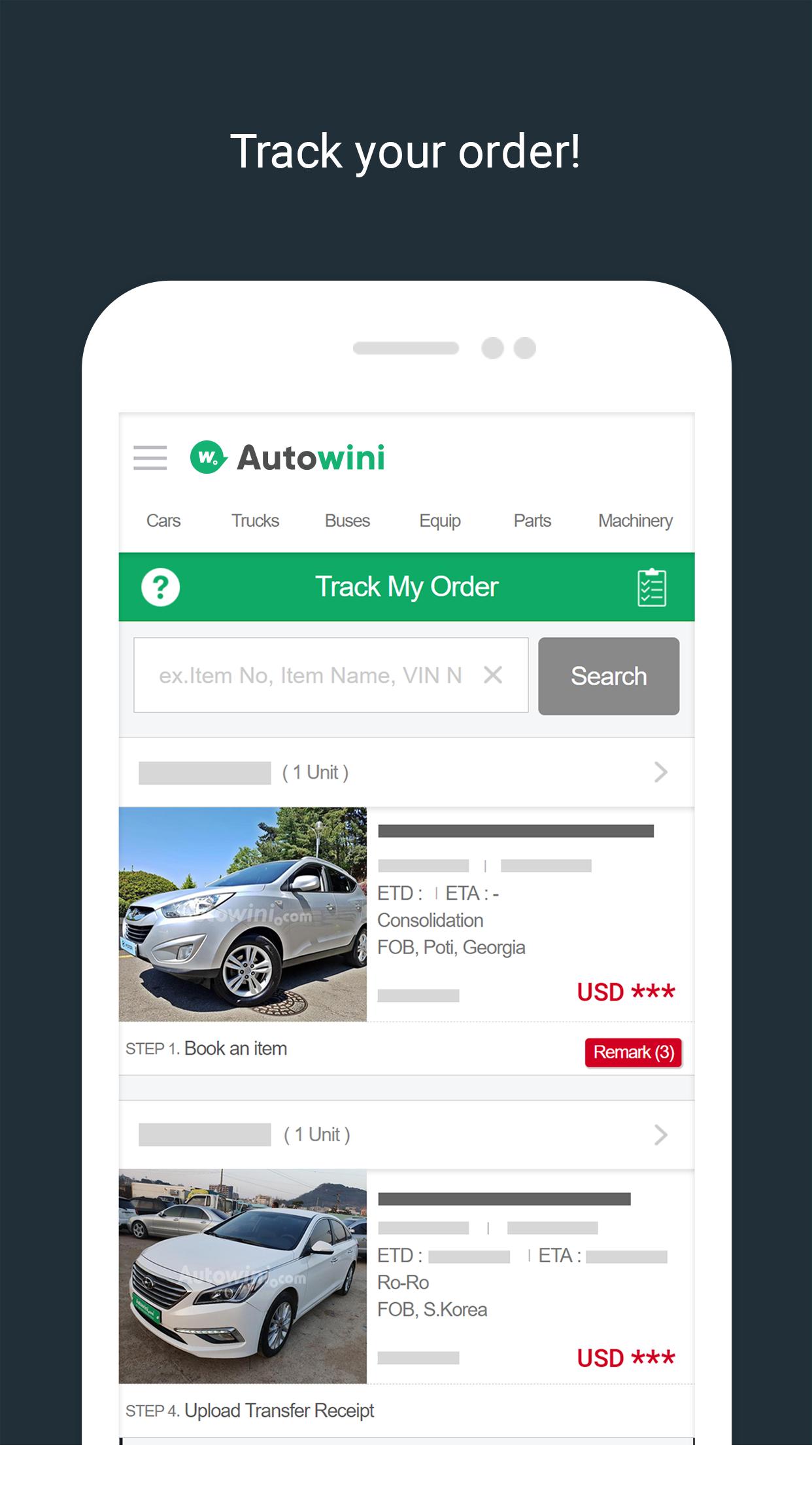 Autowini No.1 Auto Trading Platform in Korea Mestore 앱