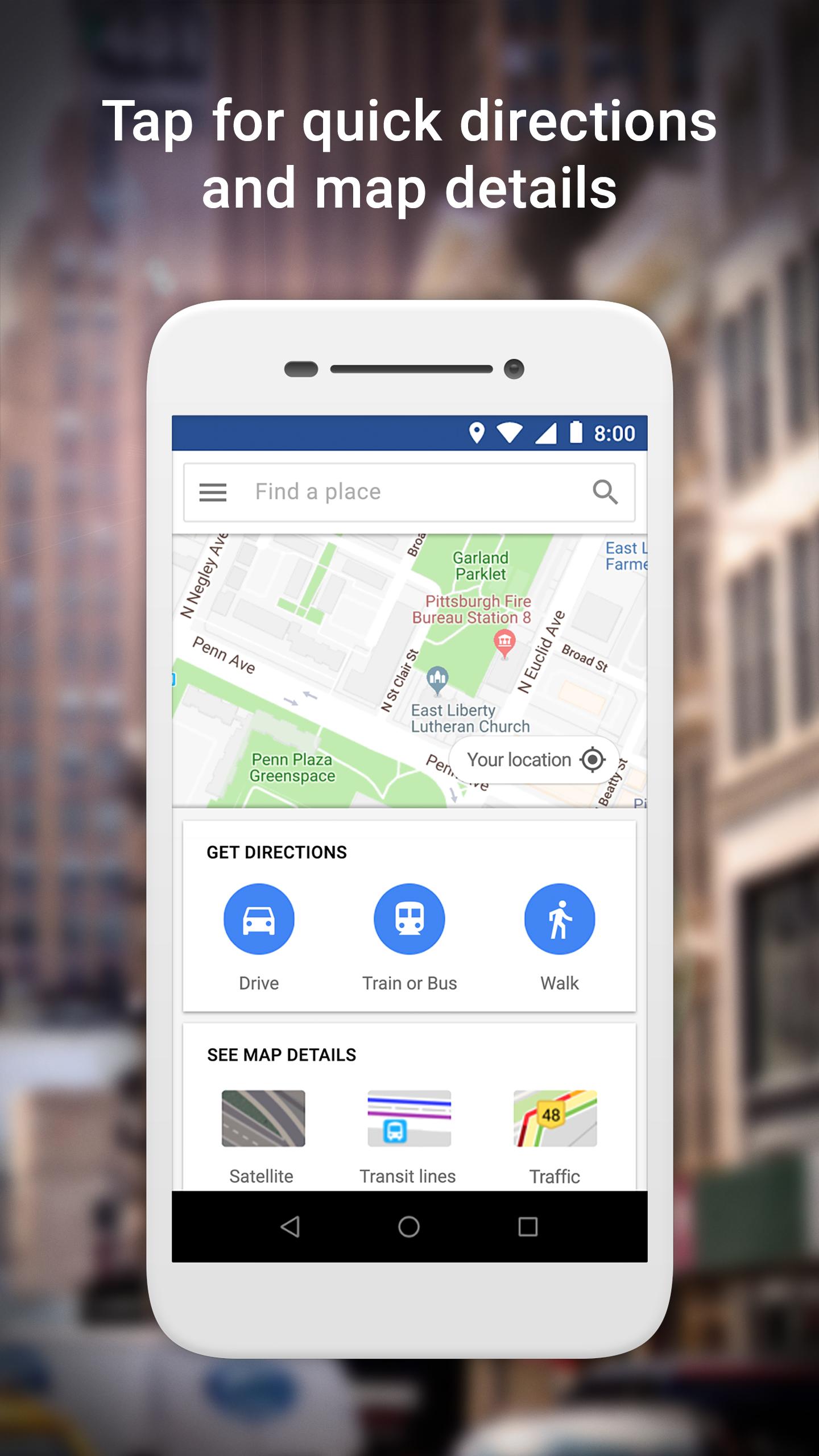 Google Maps Go - 경로, 교통정보, 대중교통