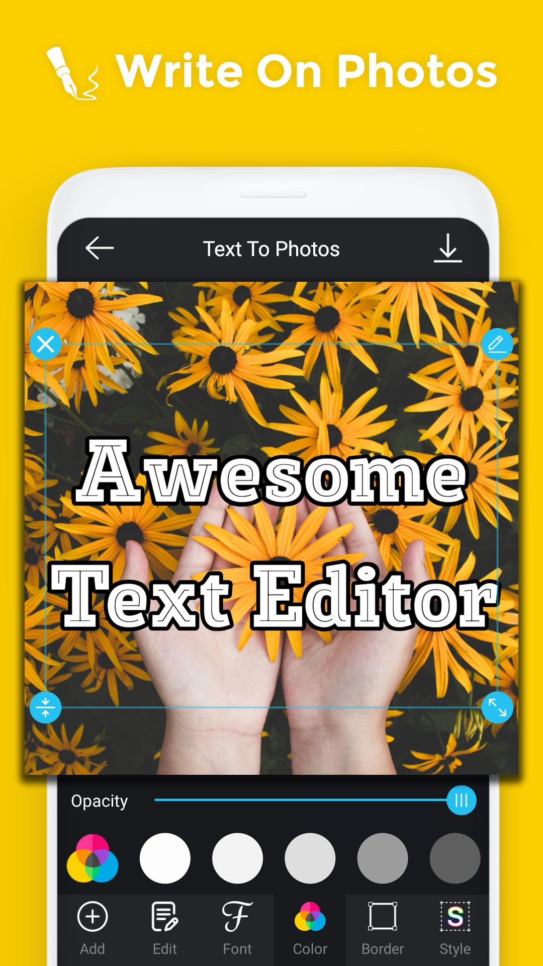 Add Text to Photos - Photo Text Edit, Quotes Maker