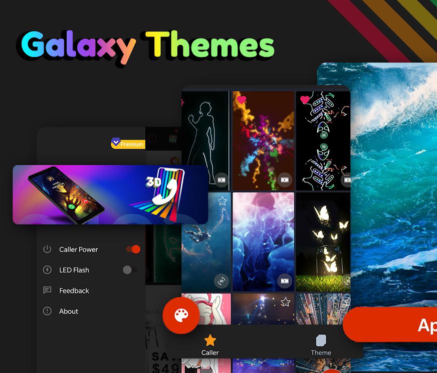 Galaxy Themes: Themes & Call Flash & Ringtones