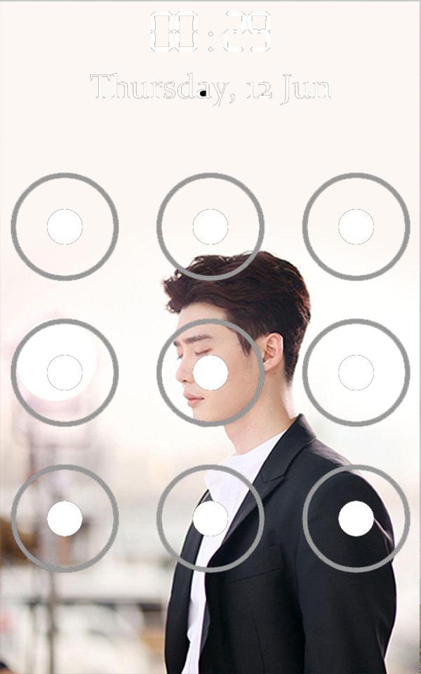 Lee Jong Suk Pattern Lock Screen