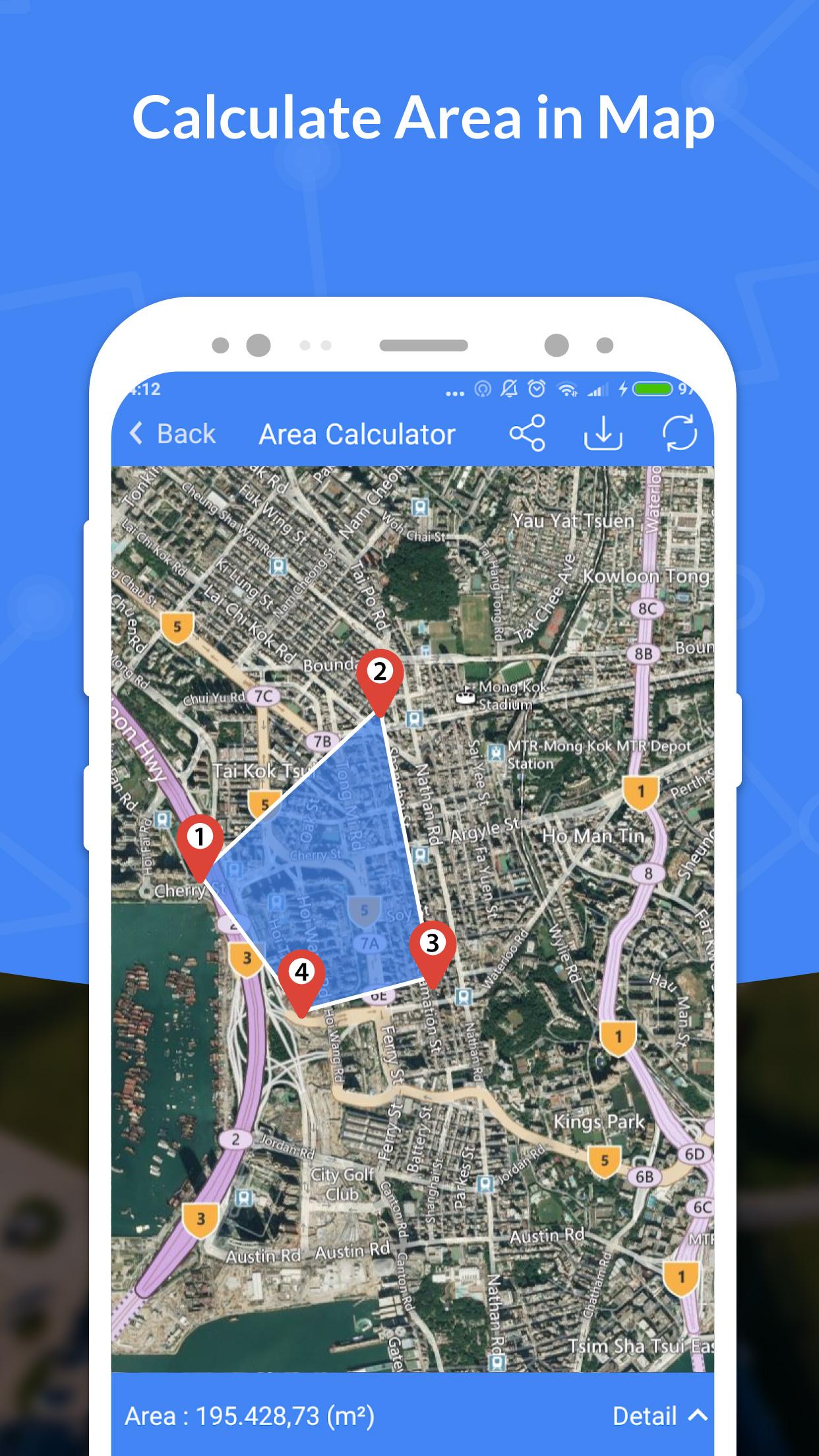GPS, Maps, Navigate, Traffic & Area Calculating