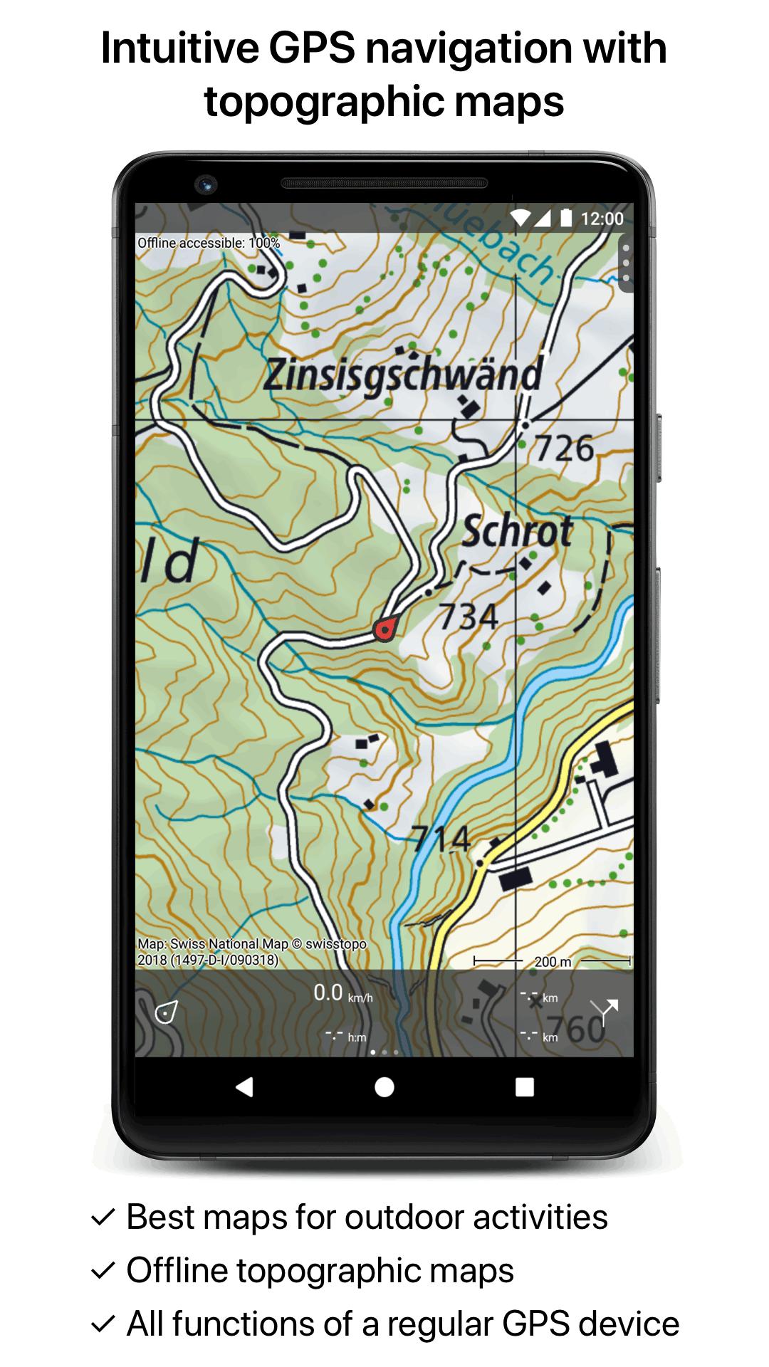 Topo GPS Switzerland