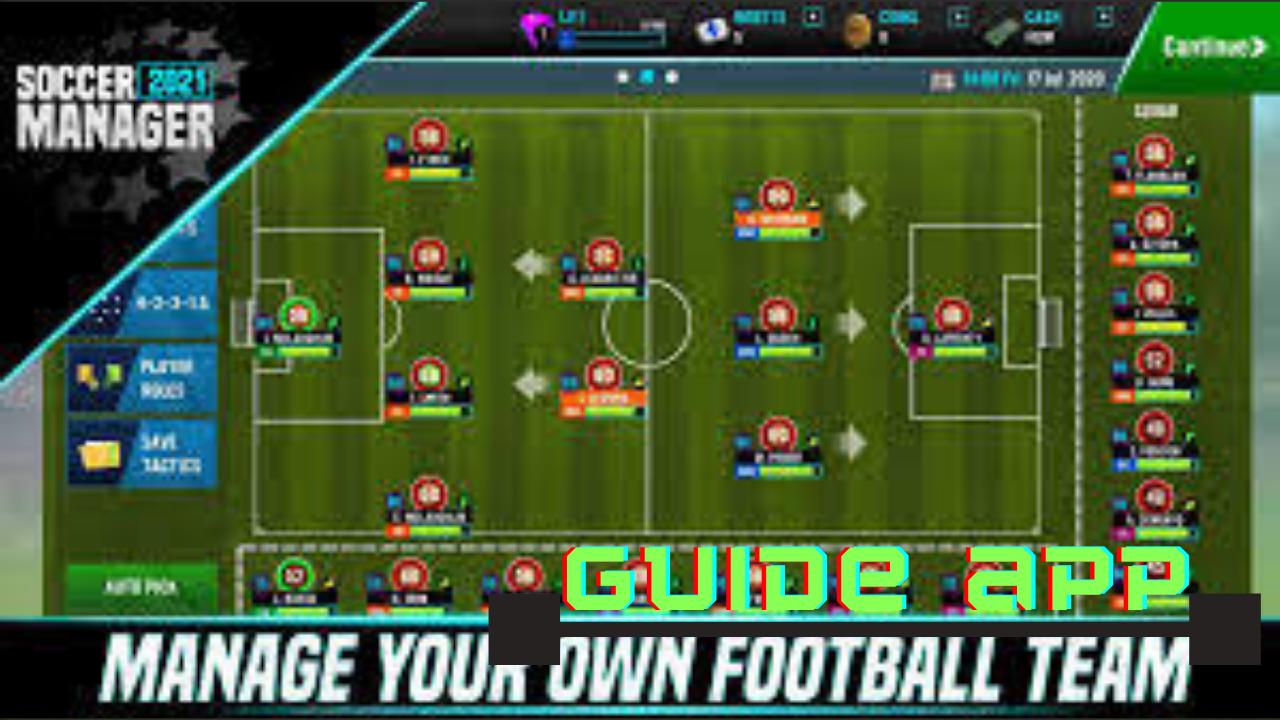 Guide App For Soccer Manager 2021 Mobile