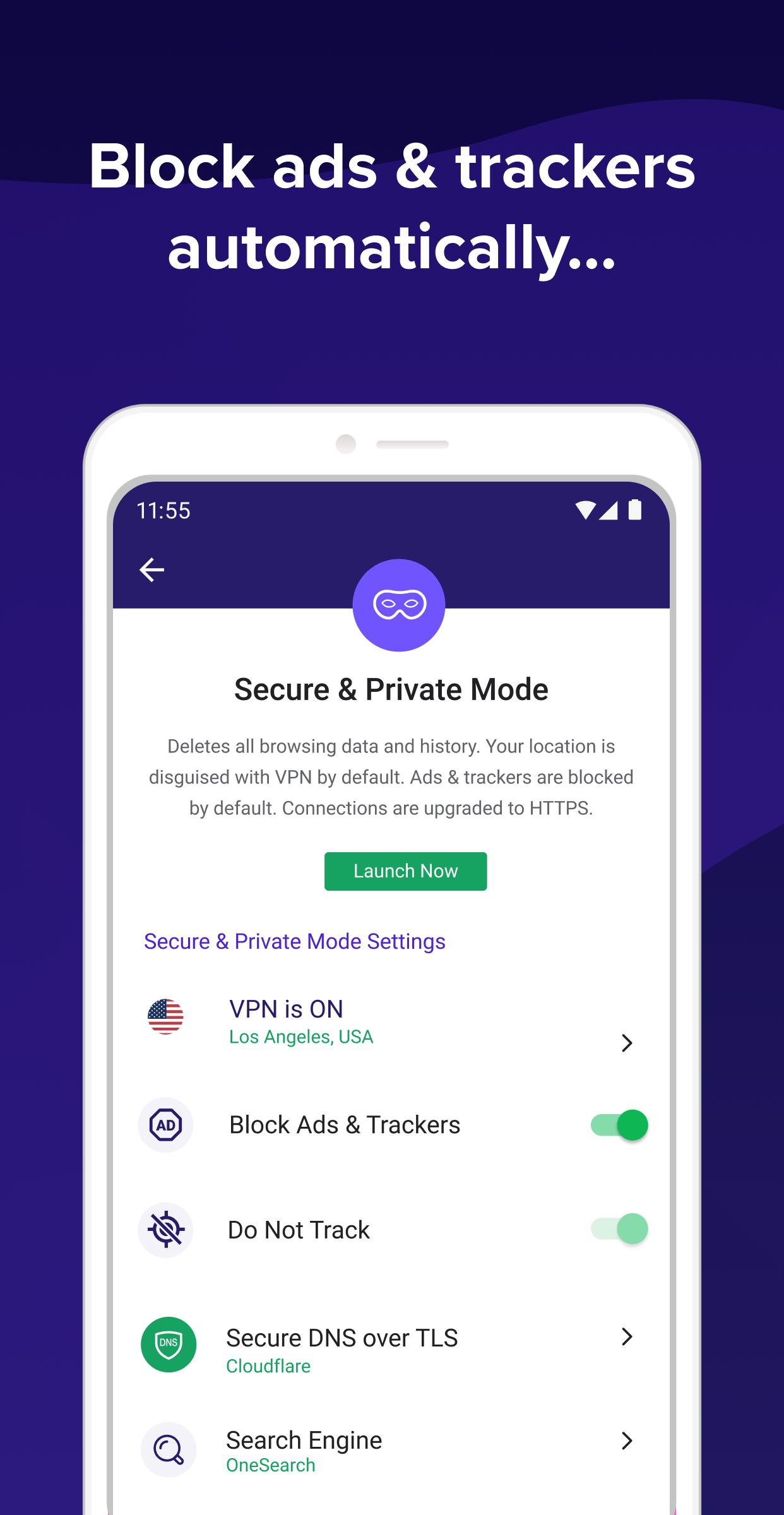 Avast Secure Browser: Fast VPN + Ad Block