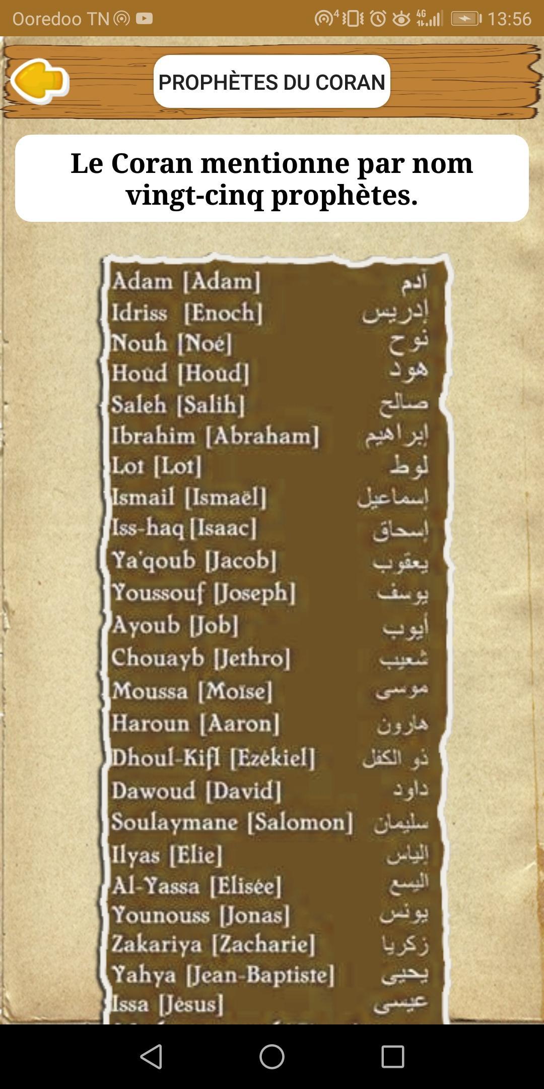 Histoires des prophètes: Racontées par le Coran